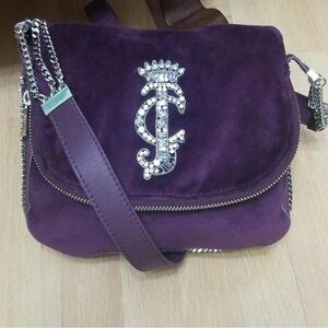 Juicy Couture Purple Crossbody Bag with Chain Strap
